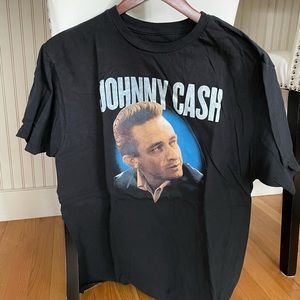 Johnny Cash Portrait Black Tee